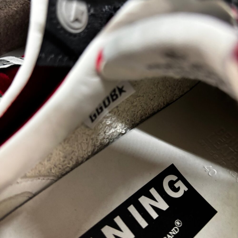 Golden Goose women's Gray, Red & White Low-Top Speakers - Picture 5 of 11